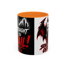 Load image into Gallery viewer, Epic Scaling Up Catches Mug โ Horror Bat Devil Skull Coffee Cup (11oz/15oz)