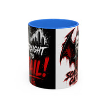 Load image into Gallery viewer, Epic Scaling Up Catches Mug โ Horror Bat Devil Skull Coffee Cup (11oz/15oz)