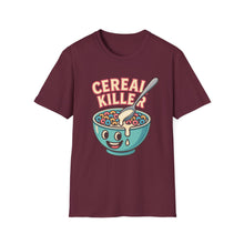Load image into Gallery viewer, Cereal Killer Unisex Softstyle T-Shirt - Funny Graphic Tee for Breakfast Lovers