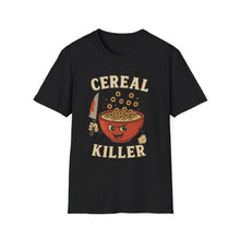 Load image into Gallery viewer, Funny Cereal Killer T-Shirt for Food Lovers