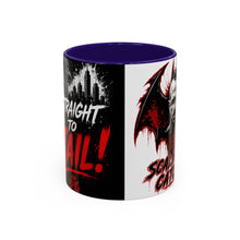 Load image into Gallery viewer, Epic Scaling Up Catches Mug โ Horror Bat Devil Skull Coffee Cup (11oz/15oz)