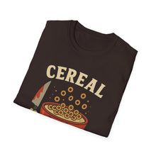 Load image into Gallery viewer, Funny Cereal Killer T-Shirt for Food Lovers