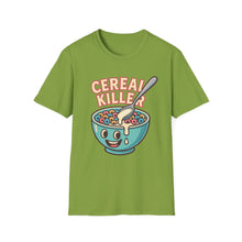 Load image into Gallery viewer, Cereal Killer Unisex Softstyle T-Shirt - Funny Graphic Tee for Breakfast Lovers
