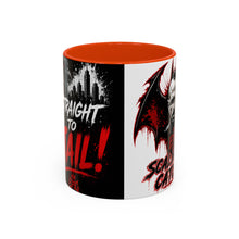 Load image into Gallery viewer, Epic Scaling Up Catches Mug โ Horror Bat Devil Skull Coffee Cup (11oz/15oz)