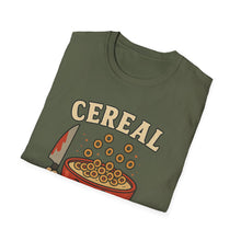 Load image into Gallery viewer, Funny Cereal Killer T-Shirt for Food Lovers