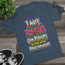 Load image into Gallery viewer, I Hate Pre-Exhausted Gym Perverts Funny Workout T-Shirt