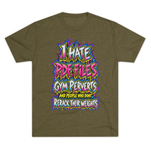 Load image into Gallery viewer, I Hate Pre-Exhausted Gym Perverts Funny Workout T-Shirt