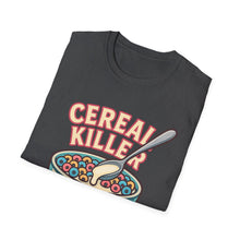 Load image into Gallery viewer, Cereal Killer Unisex Softstyle T-Shirt - Funny Graphic Tee for Breakfast Lovers