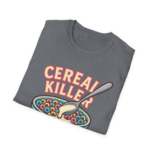 Load image into Gallery viewer, Cereal Killer Unisex Softstyle T-Shirt - Funny Graphic Tee for Breakfast Lovers