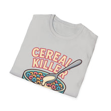 Load image into Gallery viewer, Cereal Killer Unisex Softstyle T-Shirt - Funny Graphic Tee for Breakfast Lovers
