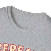 Load image into Gallery viewer, Cereal Killer Unisex Softstyle T-Shirt - Funny Graphic Tee for Breakfast Lovers
