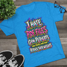 Load image into Gallery viewer, I Hate Pre-Exhausted Gym Perverts Funny Workout T-Shirt
