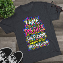 Load image into Gallery viewer, I Hate Pre-Exhausted Gym Perverts Funny Workout T-Shirt
