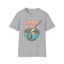Load image into Gallery viewer, Cereal Killer Unisex Softstyle T-Shirt - Funny Graphic Tee for Breakfast Lovers
