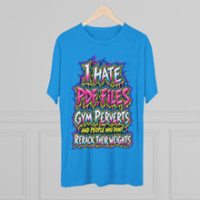 Load image into Gallery viewer, I Hate Pre-Exhausted Gym Perverts Funny Workout T-Shirt

