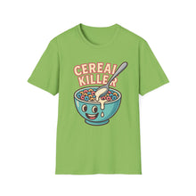 Load image into Gallery viewer, Cereal Killer Unisex Softstyle T-Shirt - Funny Graphic Tee for Breakfast Lovers
