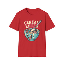 Load image into Gallery viewer, Cereal Killer Unisex Softstyle T-Shirt - Funny Graphic Tee for Breakfast Lovers
