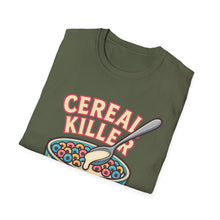 Load image into Gallery viewer, Cereal Killer Unisex Softstyle T-Shirt - Funny Graphic Tee for Breakfast Lovers
