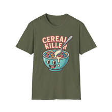 Load image into Gallery viewer, Cereal Killer Unisex Softstyle T-Shirt - Funny Graphic Tee for Breakfast Lovers

