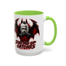 Load image into Gallery viewer, Epic Scaling Up Catches Mug – Horror Bat Devil Skull Coffee Cup (11oz/15oz)
