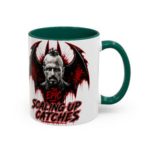 Load image into Gallery viewer, Epic Scaling Up Catches Mug – Horror Bat Devil Skull Coffee Cup (11oz/15oz)
