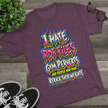 Load image into Gallery viewer, I Hate Pre-Exhausted Gym Perverts Funny Workout T-Shirt
